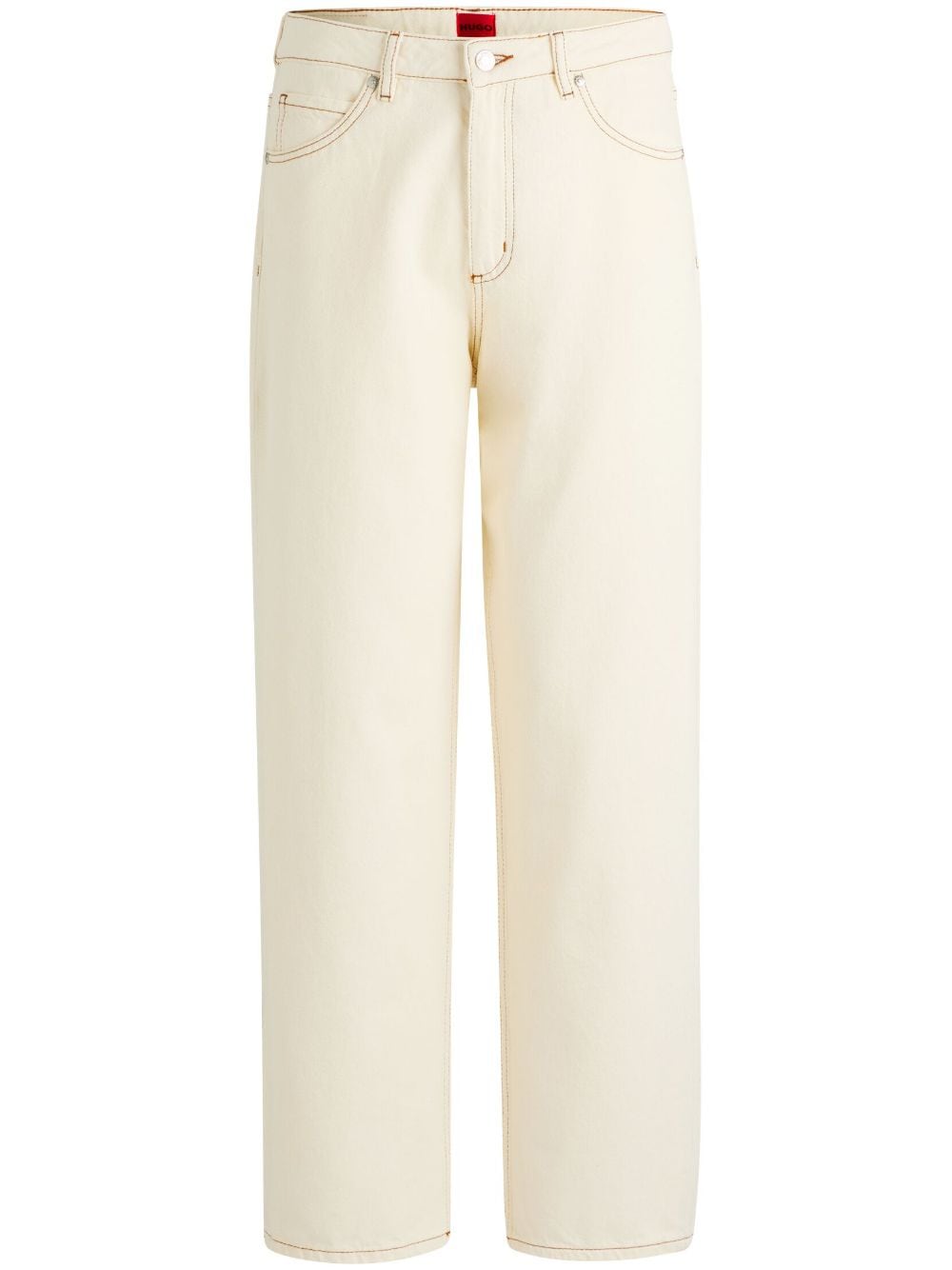 HUGO low-rise straight-leg jeans - Neutrals von HUGO