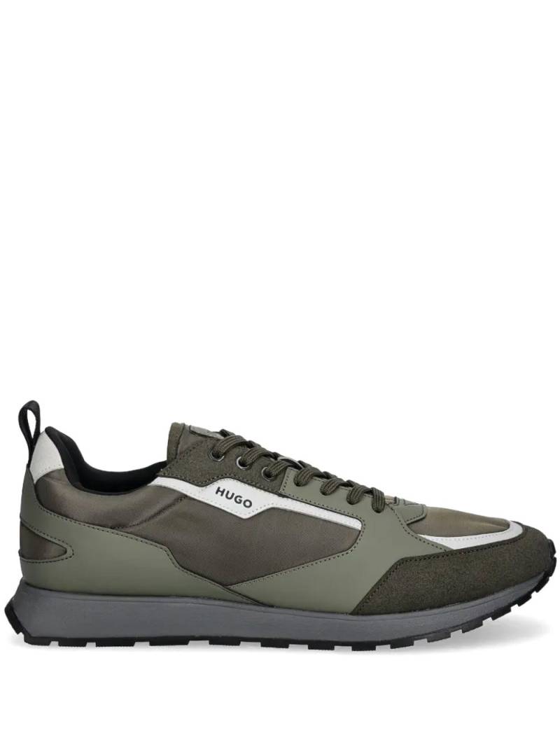 HUGO panelled sneakers - Green von HUGO