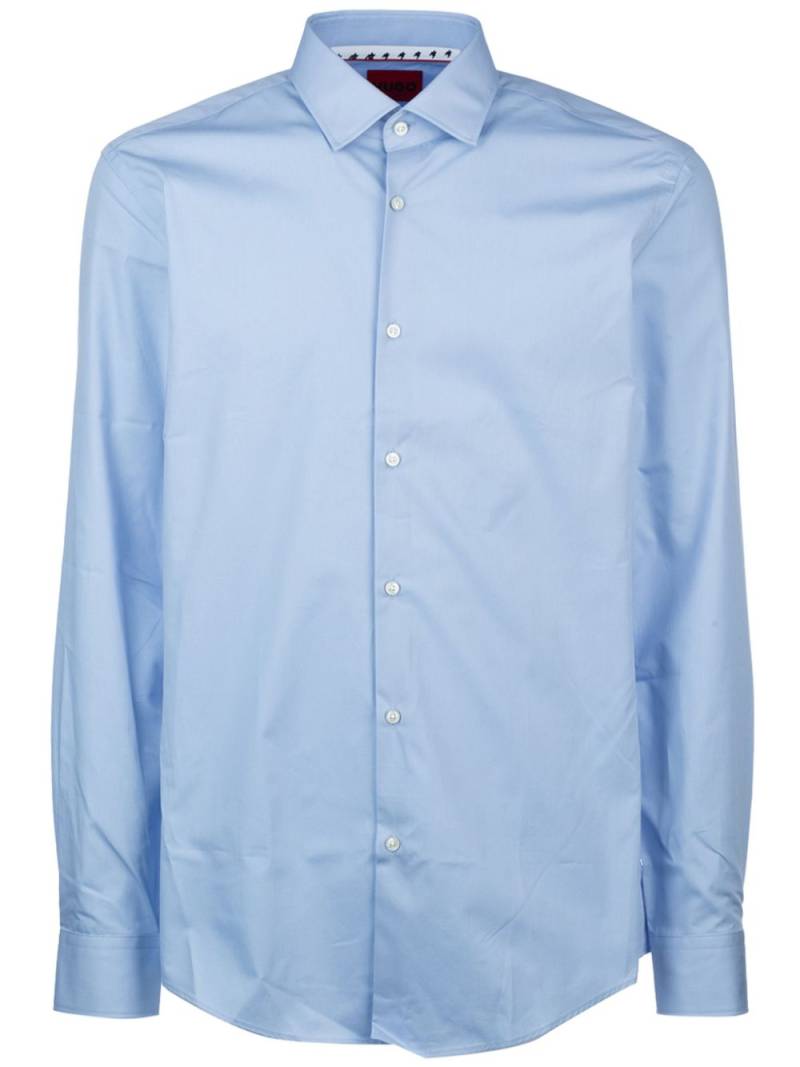 HUGO poplin shirt - Blue von HUGO