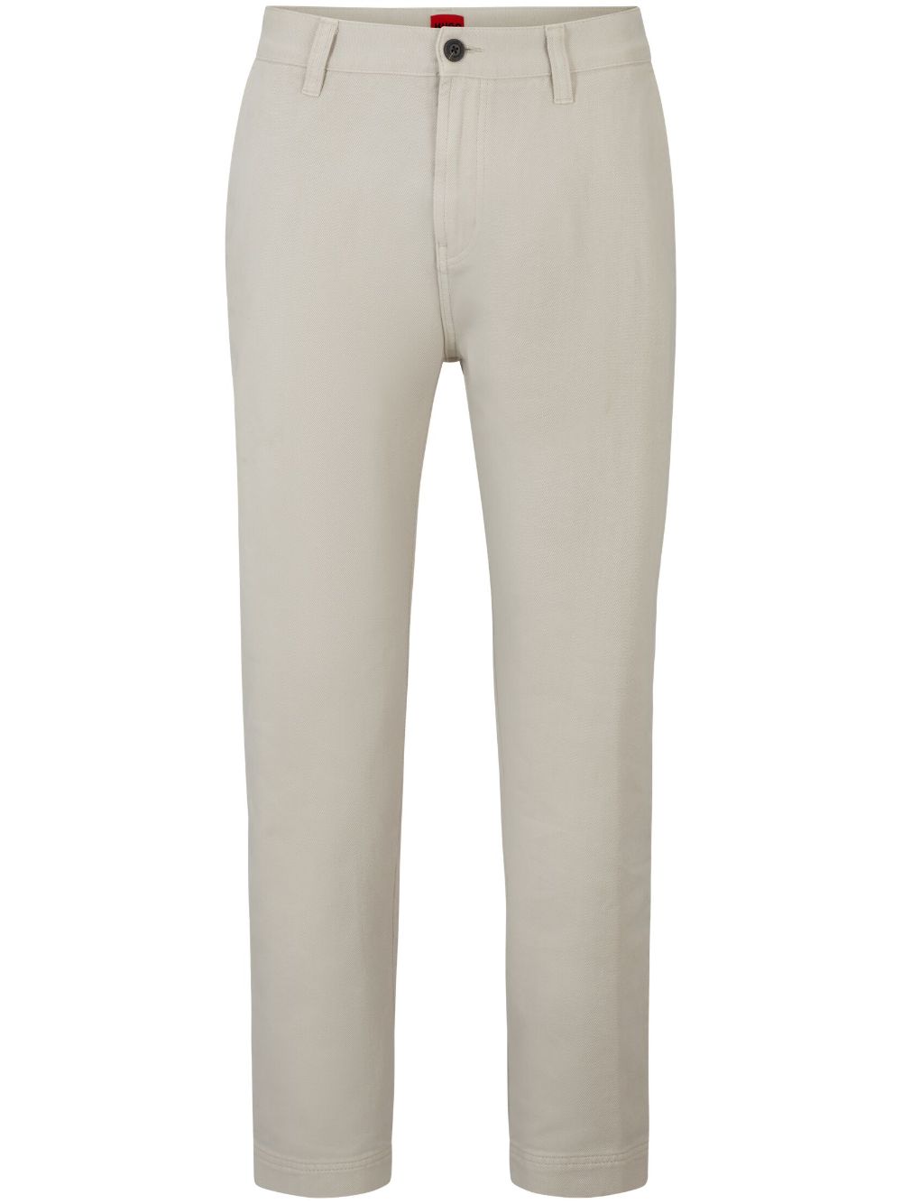 HUGO slim-cut cotton trousers - Grey von HUGO