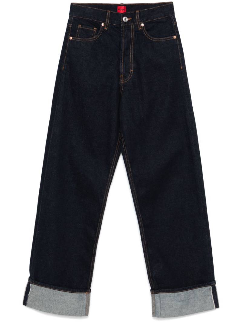 HUGO straight-leg jeans - Blue von HUGO