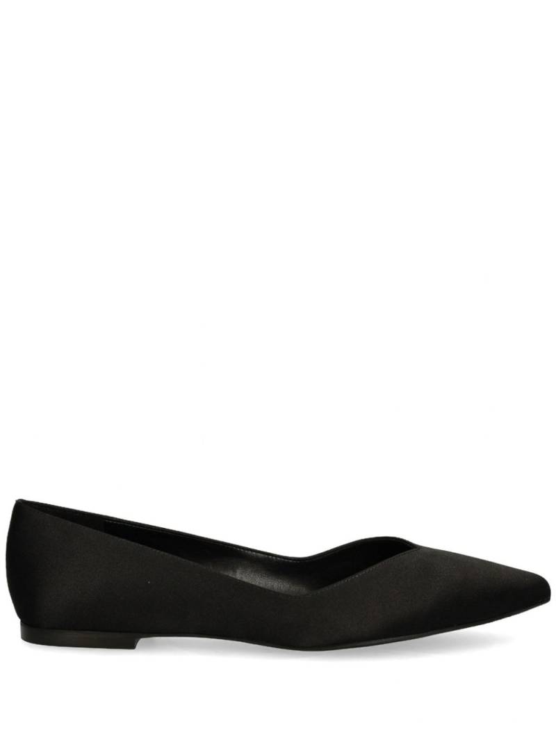 HUGO suede ballerina shoes - Black von HUGO