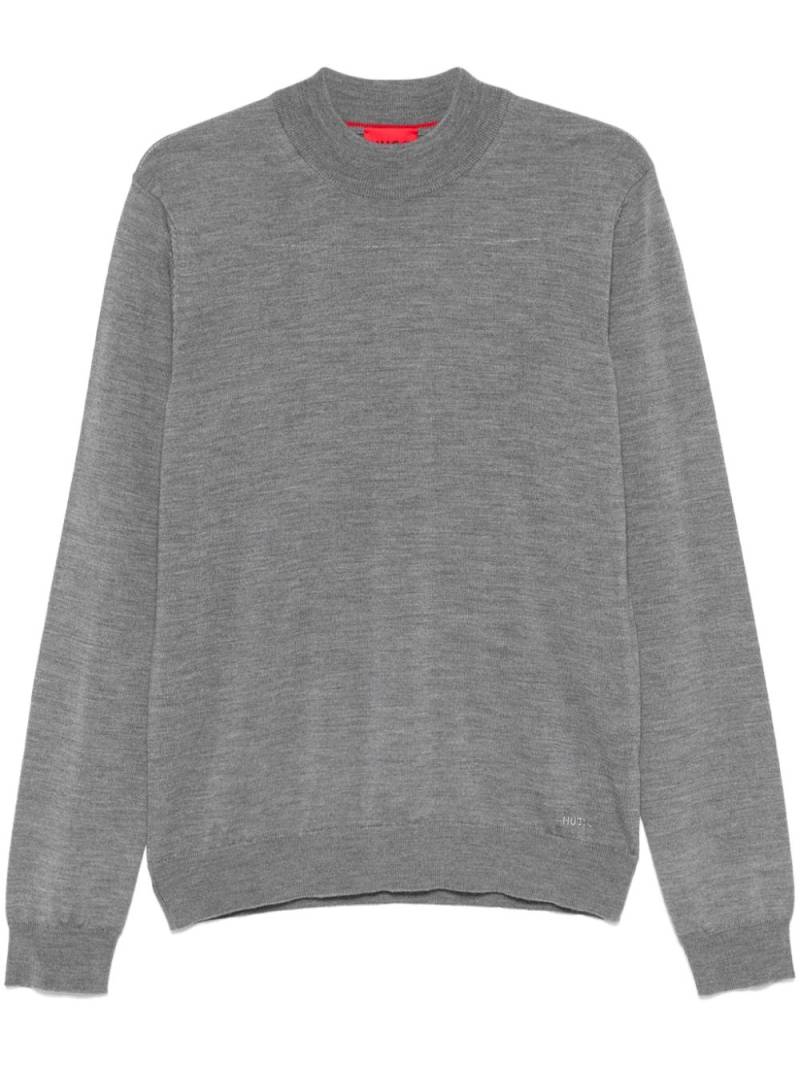 HUGO virgin-wool sweater - Grey von HUGO