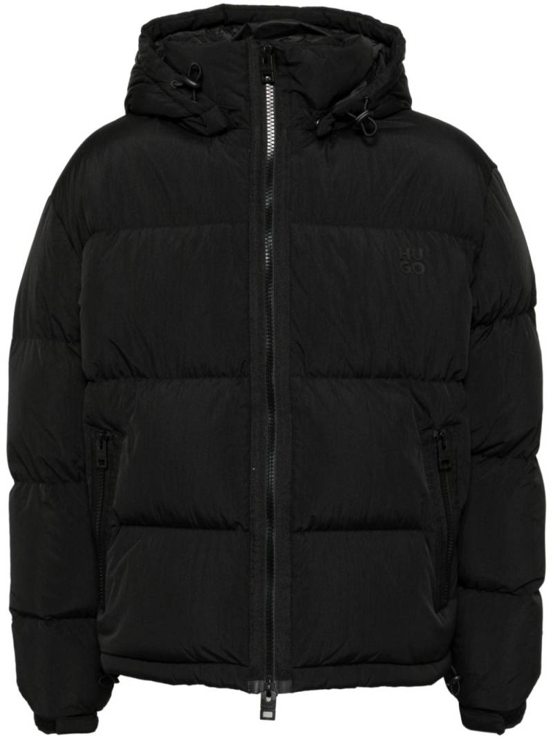 HUGO water-repellent down jacket - Black von HUGO