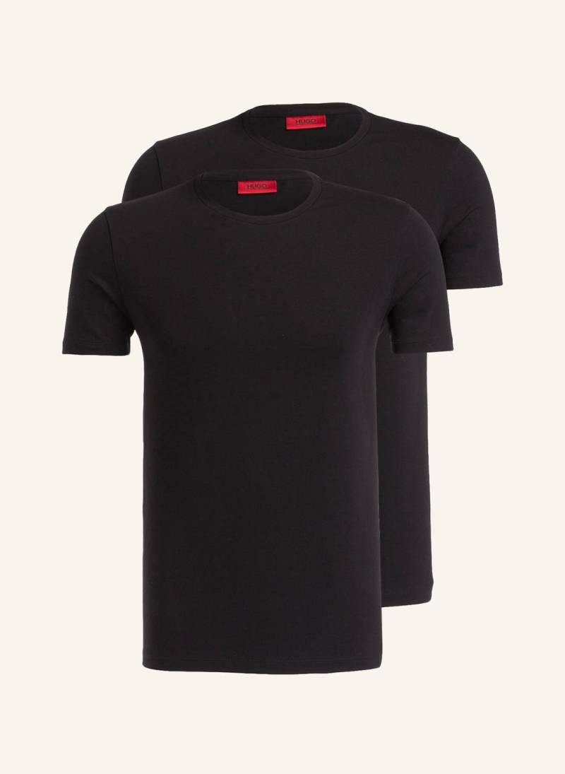 Hugo 2er-Pack T-Shirts schwarz Hugo 2er-Pack T-Shirts schwarz von HUGO