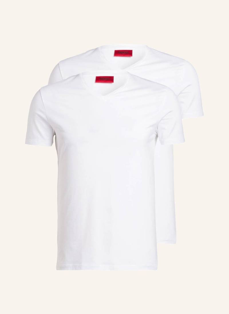Hugo 2er-Pack V-Shirts weiss Hugo 2er-Pack V-Shirts weiss von HUGO