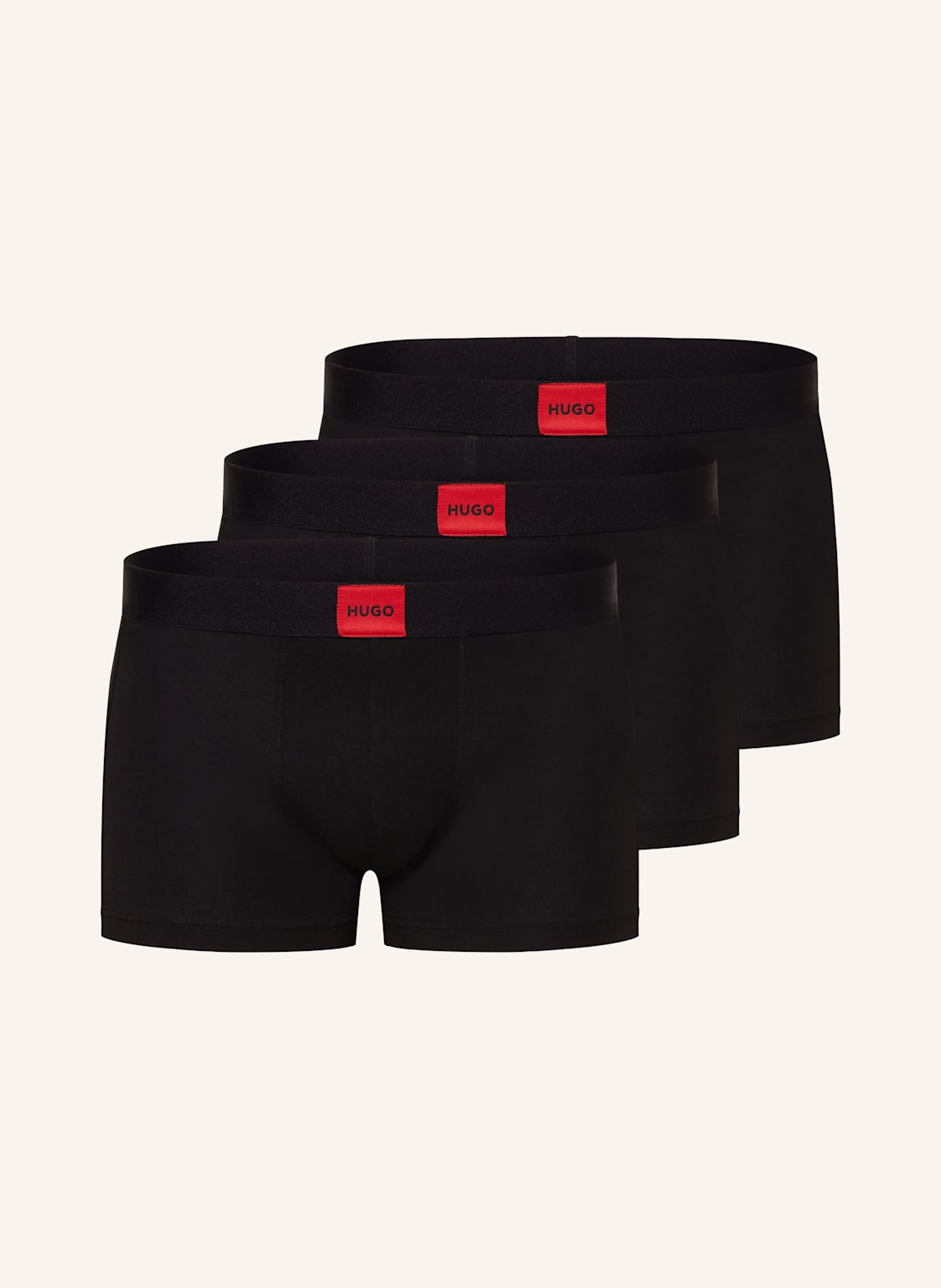 Hugo 3er-Pack Boxershorts Galaxy schwarz von HUGO