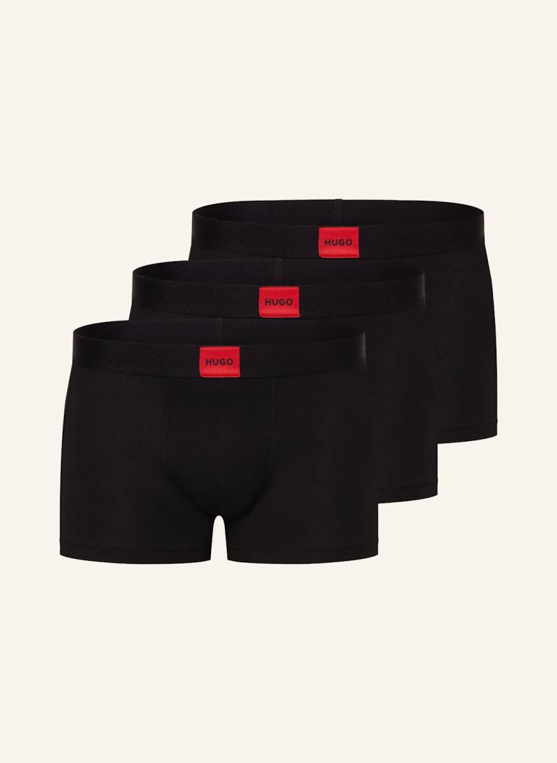 Hugo 3er-Pack Boxershorts Galaxy schwarz von HUGO