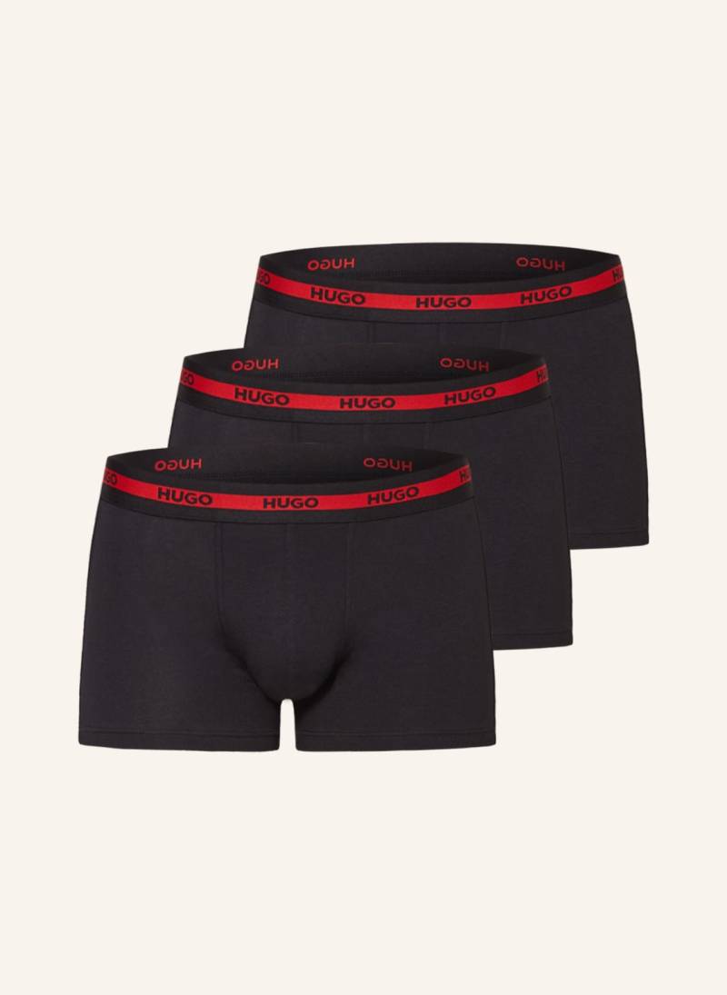 Hugo 3er-Pack Boxershorts Triplet Planet schwarz von HUGO