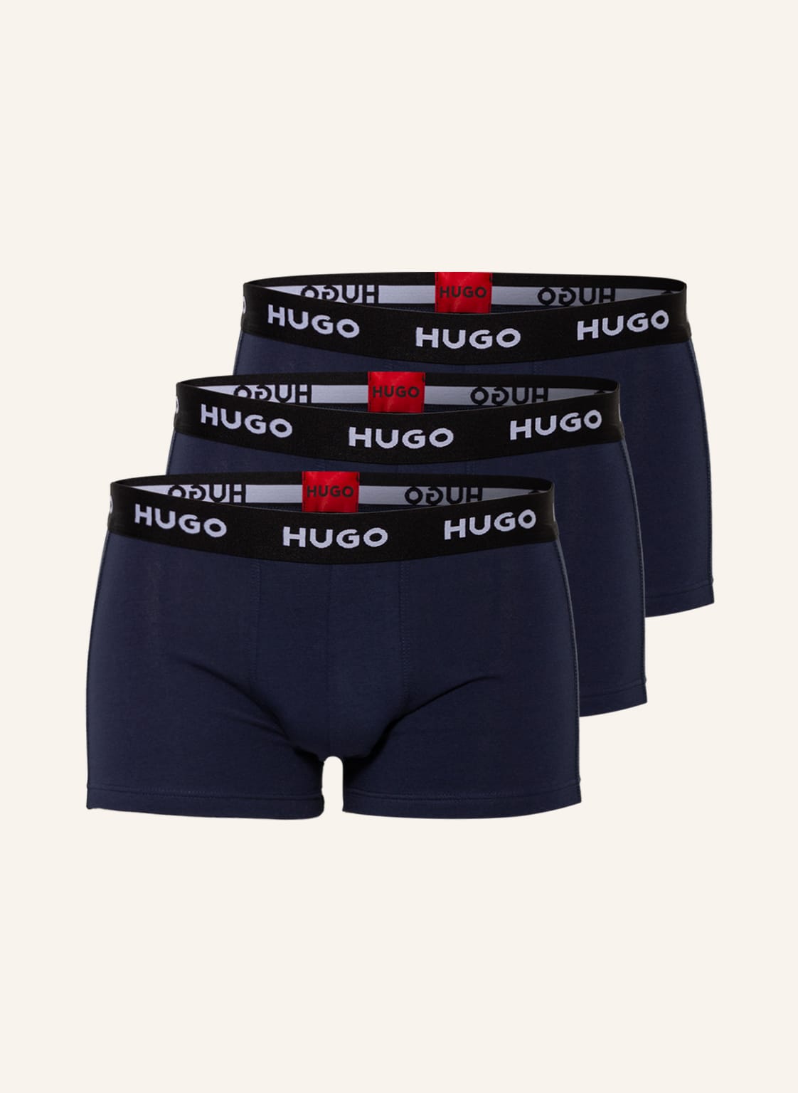 Hugo 3er-Pack Boxershorts blau Hugo 3er-Pack Boxershorts blau von HUGO
