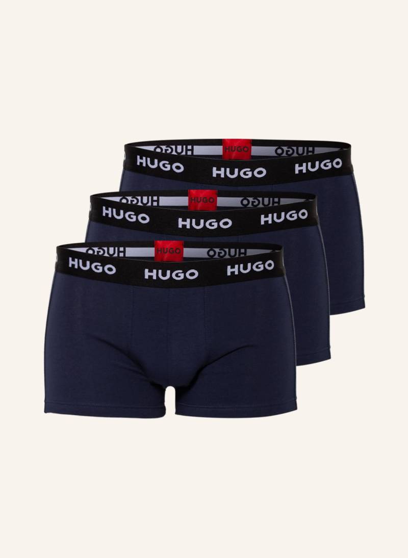 Hugo 3er-Pack Boxershorts blau Hugo 3er-Pack Boxershorts blau von HUGO
