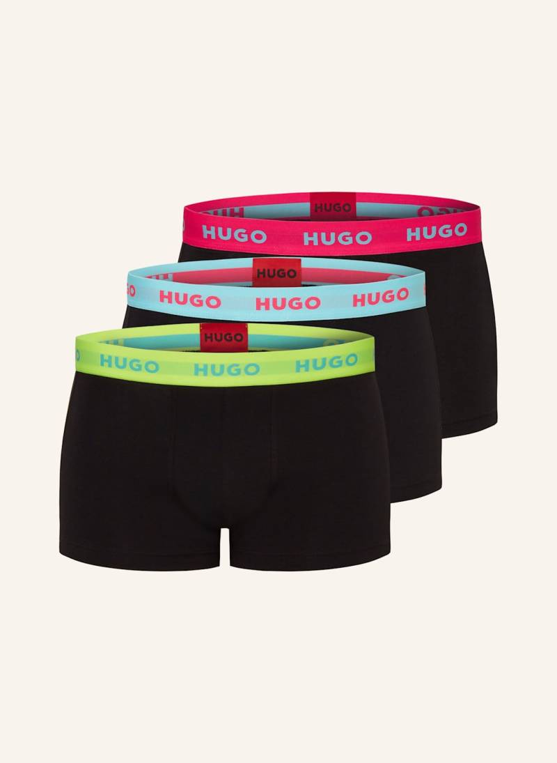 Hugo 3er-Pack Boxershorts gelb von HUGO