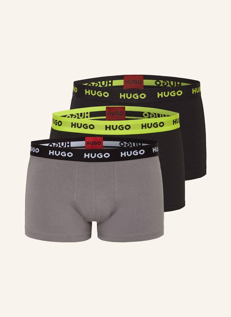 Hugo 3er-Pack Boxershorts grau von HUGO