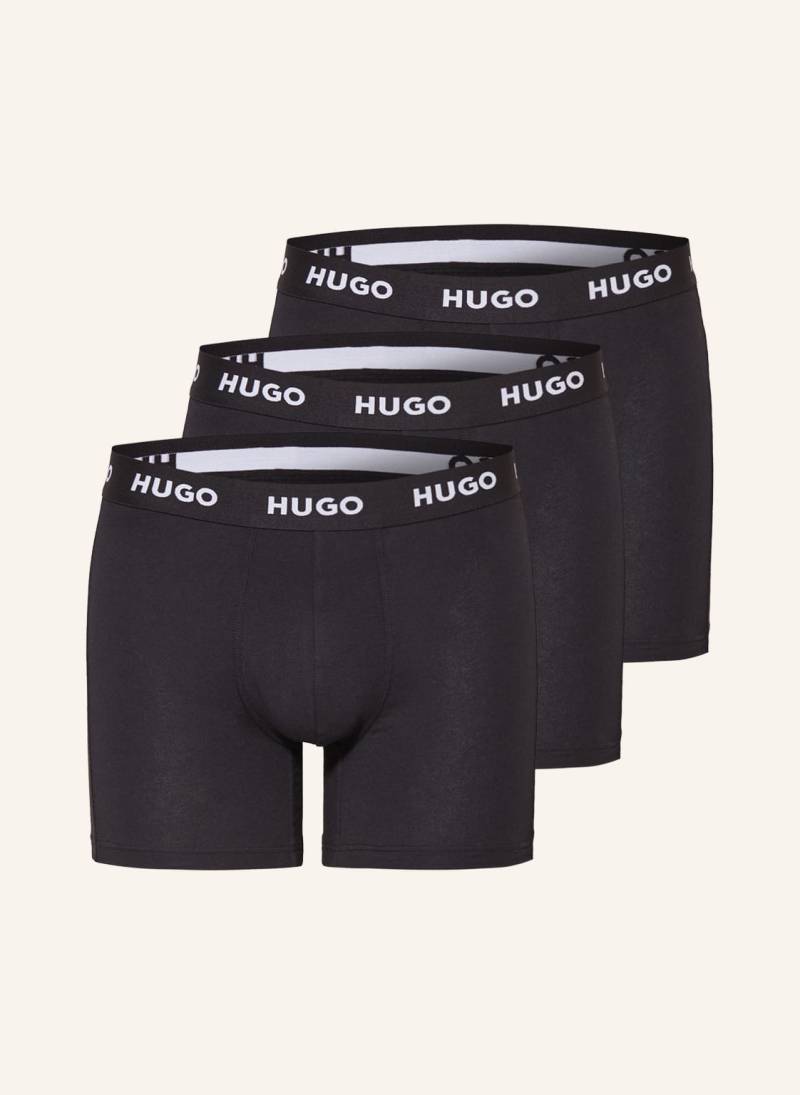 Hugo 3er-Pack Boxershorts schwarz von HUGO