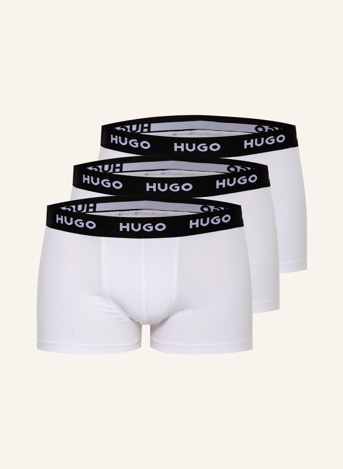 Hugo 3er-Pack Boxershorts weiss Hugo 3er-Pack Boxershorts weiss von HUGO