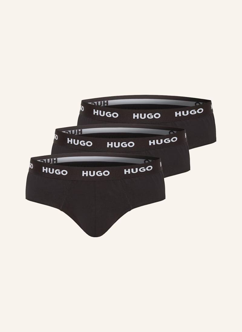 Hugo 3er-Pack Slips schwarz von HUGO