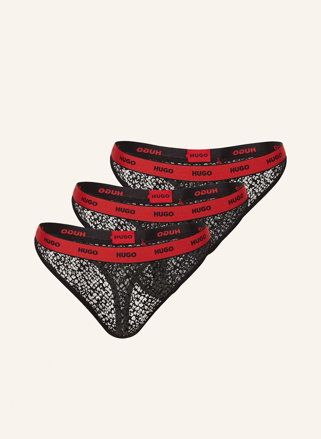 Hugo 3er-Pack Strings schwarz Hugo 3er-Pack Strings schwarz von HUGO