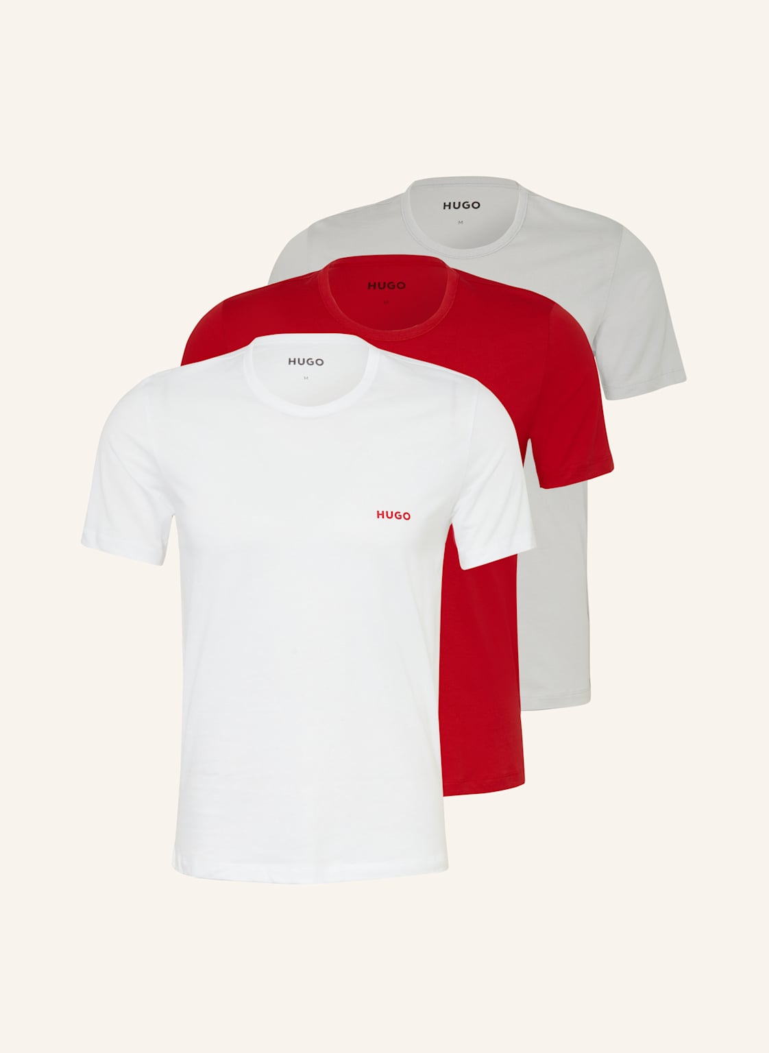 Hugo 3er-Pack T-Shirts rot von HUGO