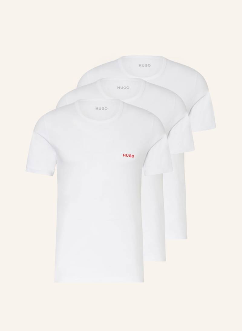 Hugo 3er-Pack T-Shirts weiss Hugo 3er-Pack T-Shirts weiss von HUGO