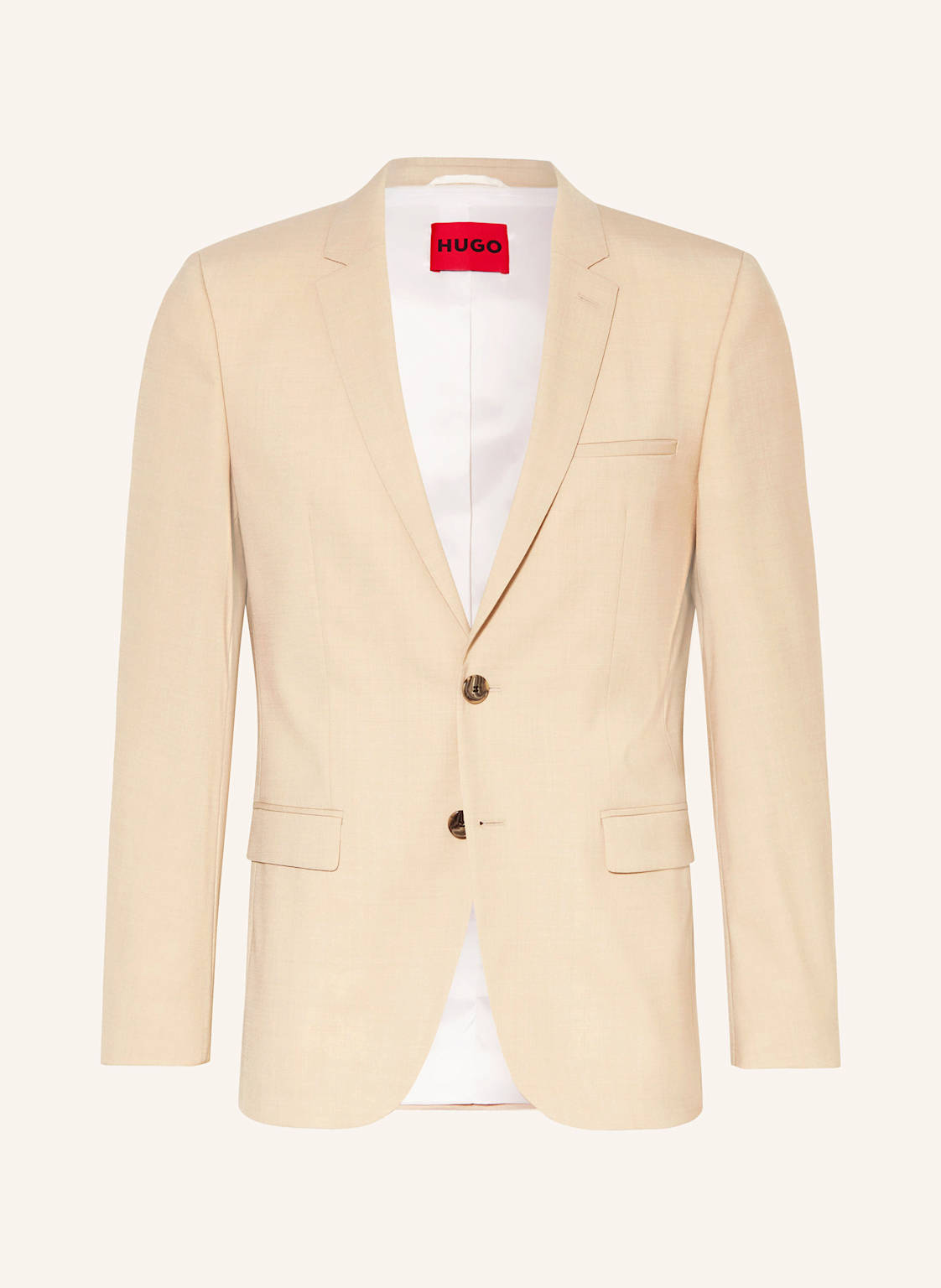 Hugo Anzugsakko arti232x Extra Slim Fit beige von HUGO