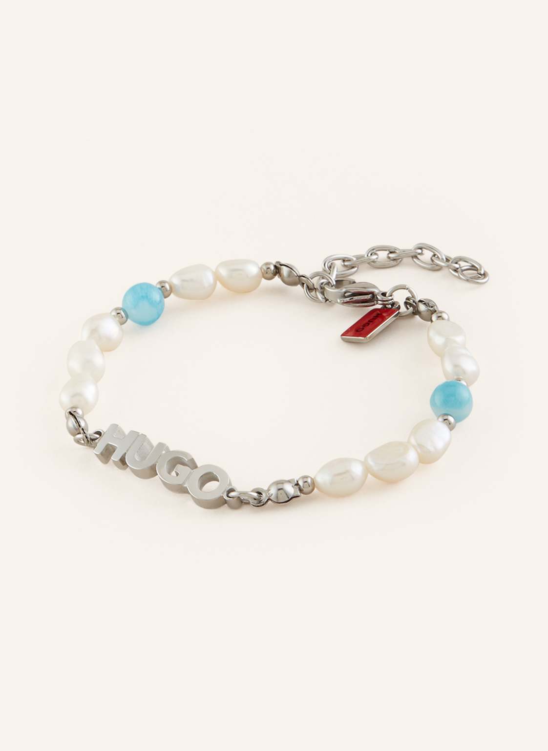 Hugo Armband Shellbeads blau von HUGO