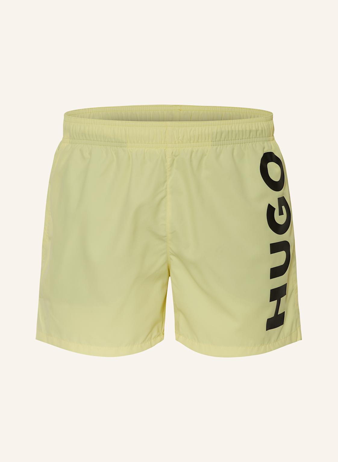 Hugo Badeshorts Abas gelb von HUGO