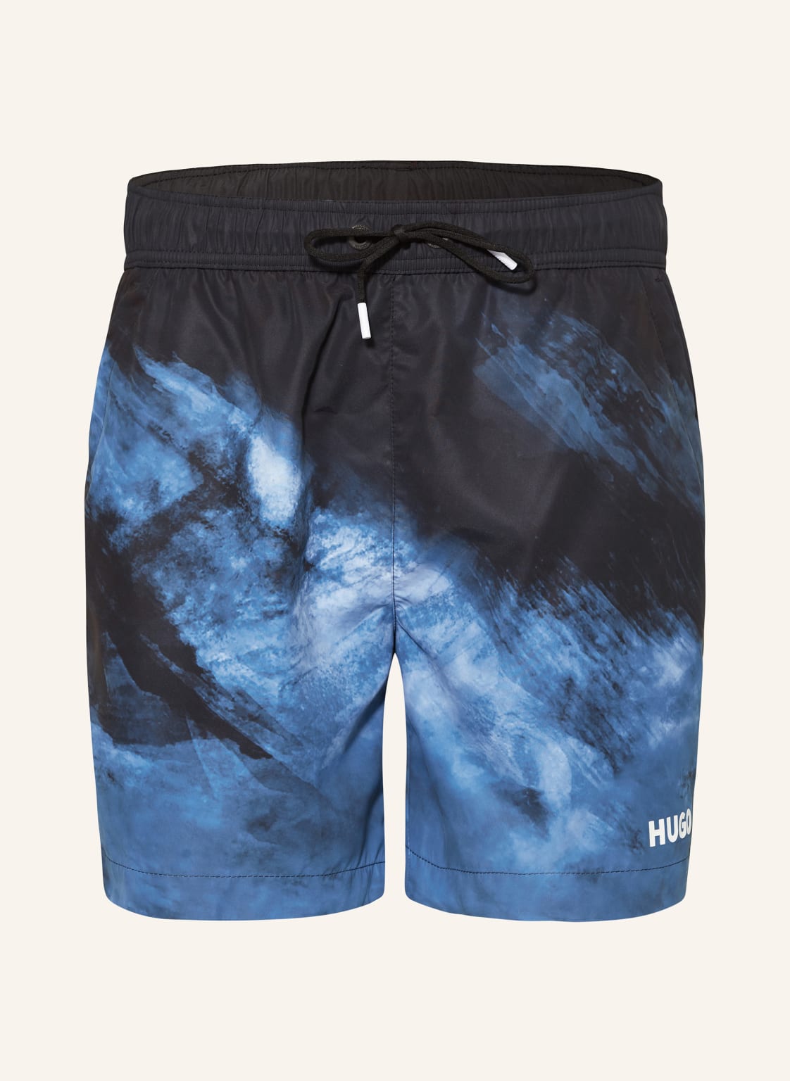 Hugo Badeshorts Dune schwarz von HUGO