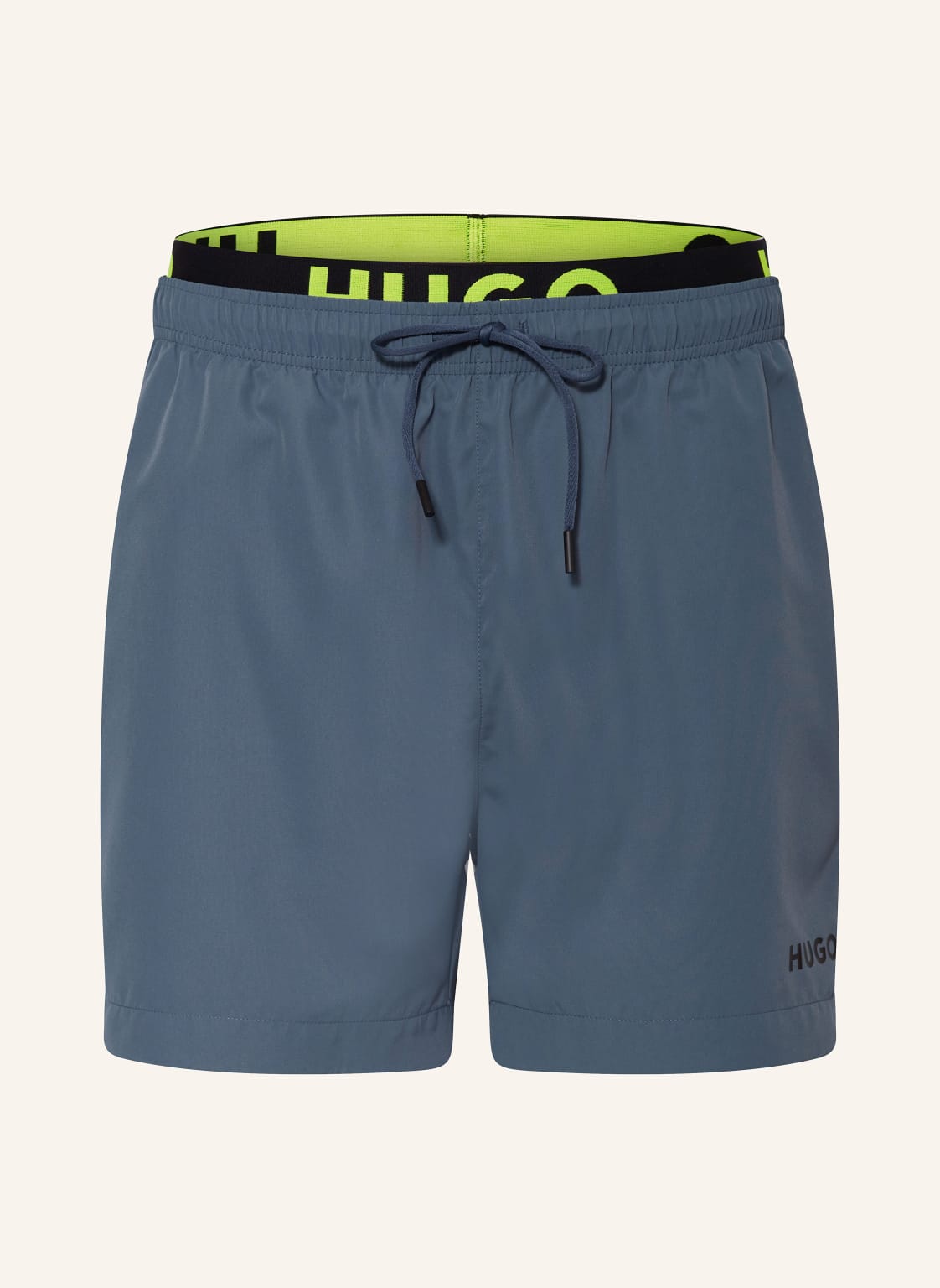 Hugo Badeshorts Flex blau von HUGO