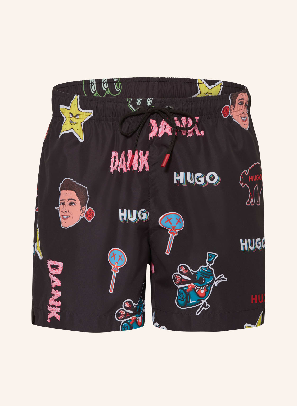 Hugo Badeshorts Lulu schwarz von HUGO