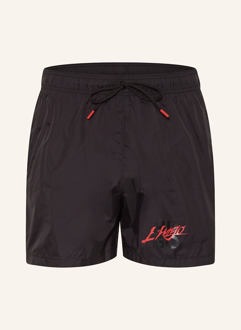 Hugo Badeshorts Paol schwarz von HUGO