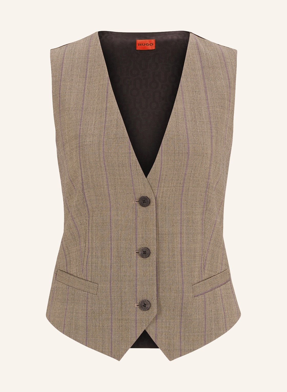Hugo Blazerweste Aumara beige Hugo Blazerweste Aumara beige von HUGO