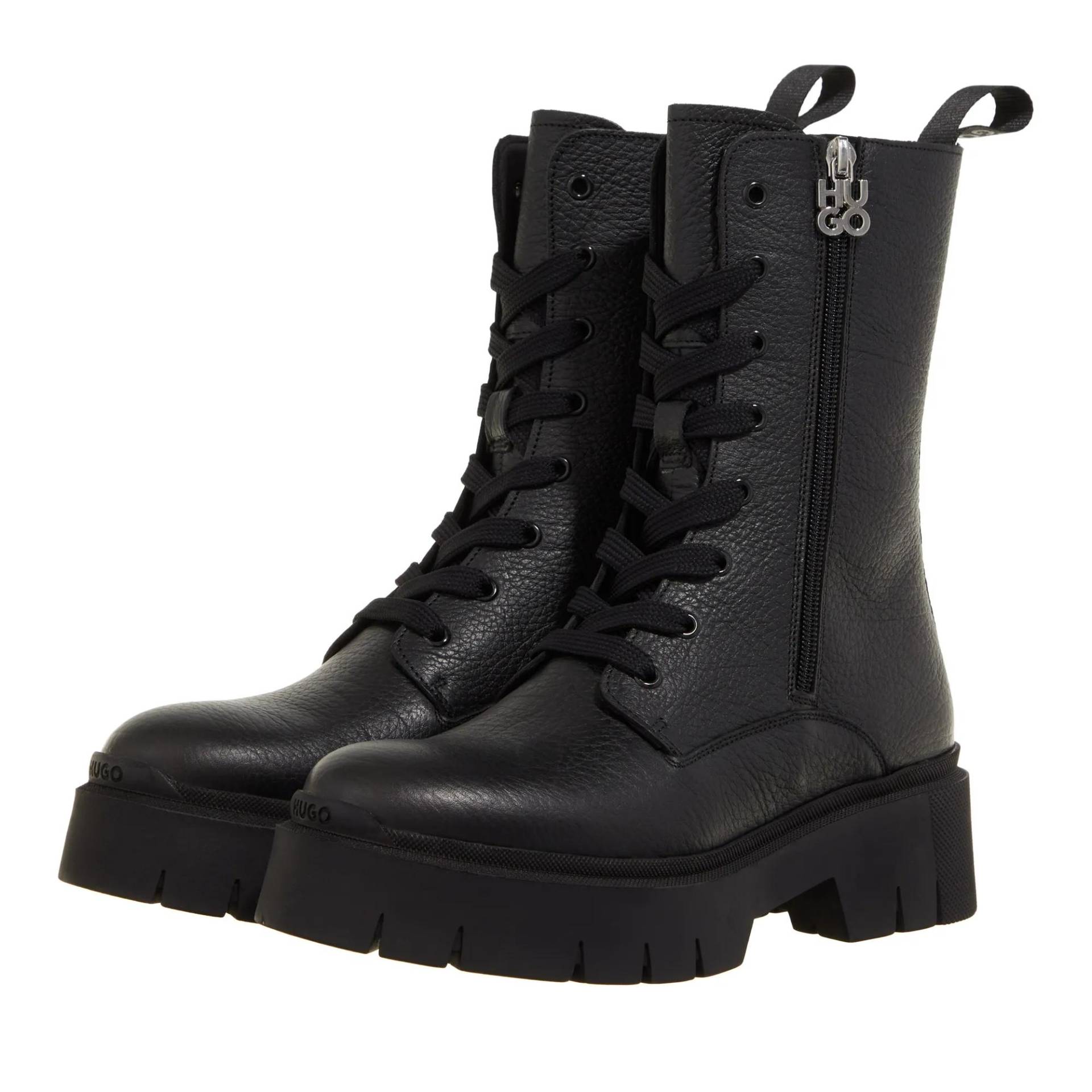 Hugo Boots & Stiefeletten - Kris LaceUpBoot - Gr. 36 (EU) - in Schwarz - für Damen von HUGO