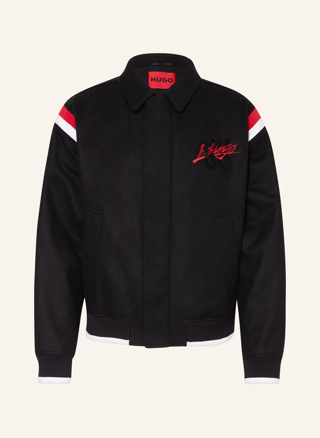 Hugo College-Jacke Bennet schwarz von HUGO