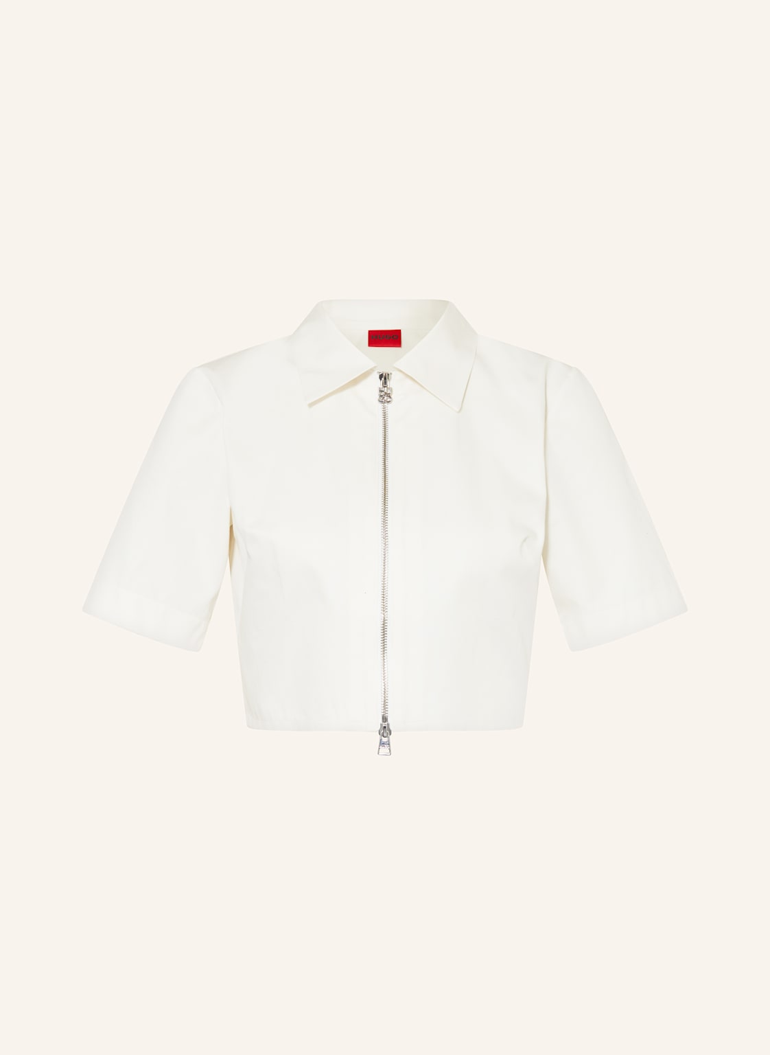 Hugo Cropped-Hemdbluse Evianne weiss Hugo Cropped-Hemdbluse Evianne weiss von HUGO