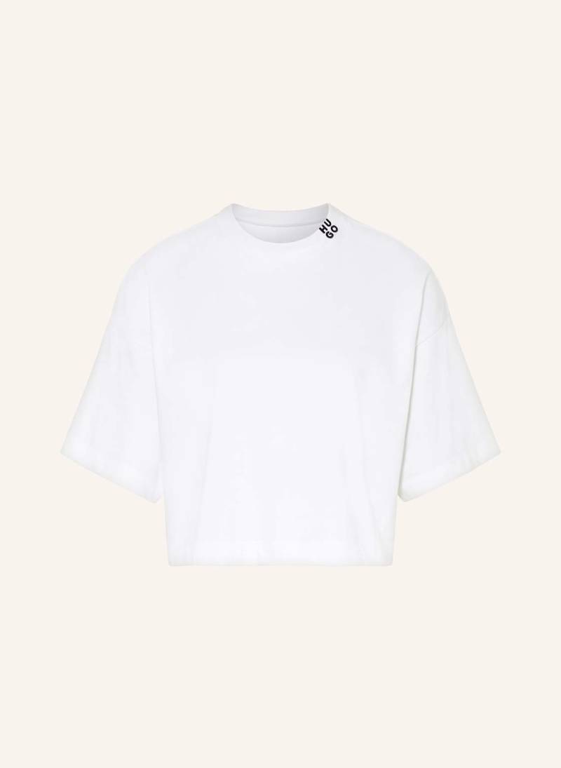 Hugo Cropped-Shirt Damelody weiss von HUGO