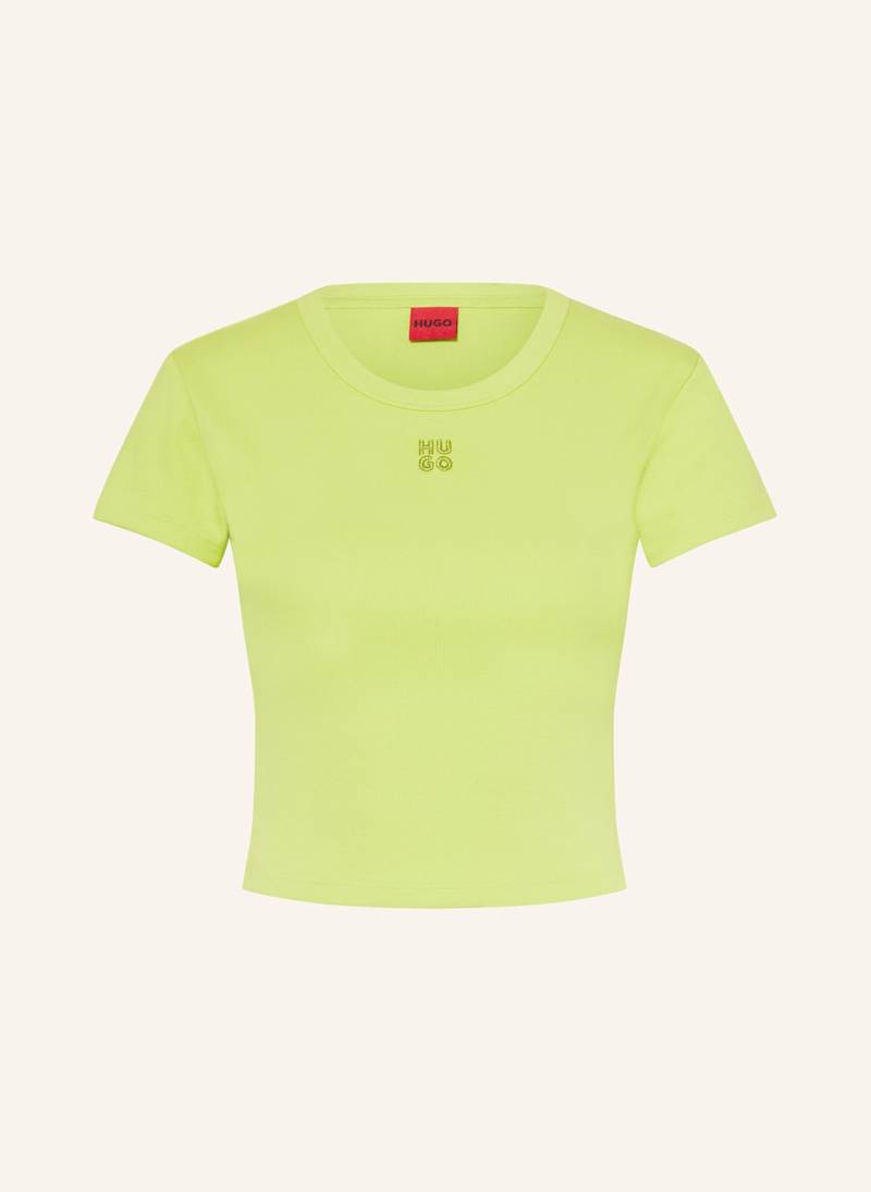 Hugo Cropped-Shirt Delanor gruen von HUGO