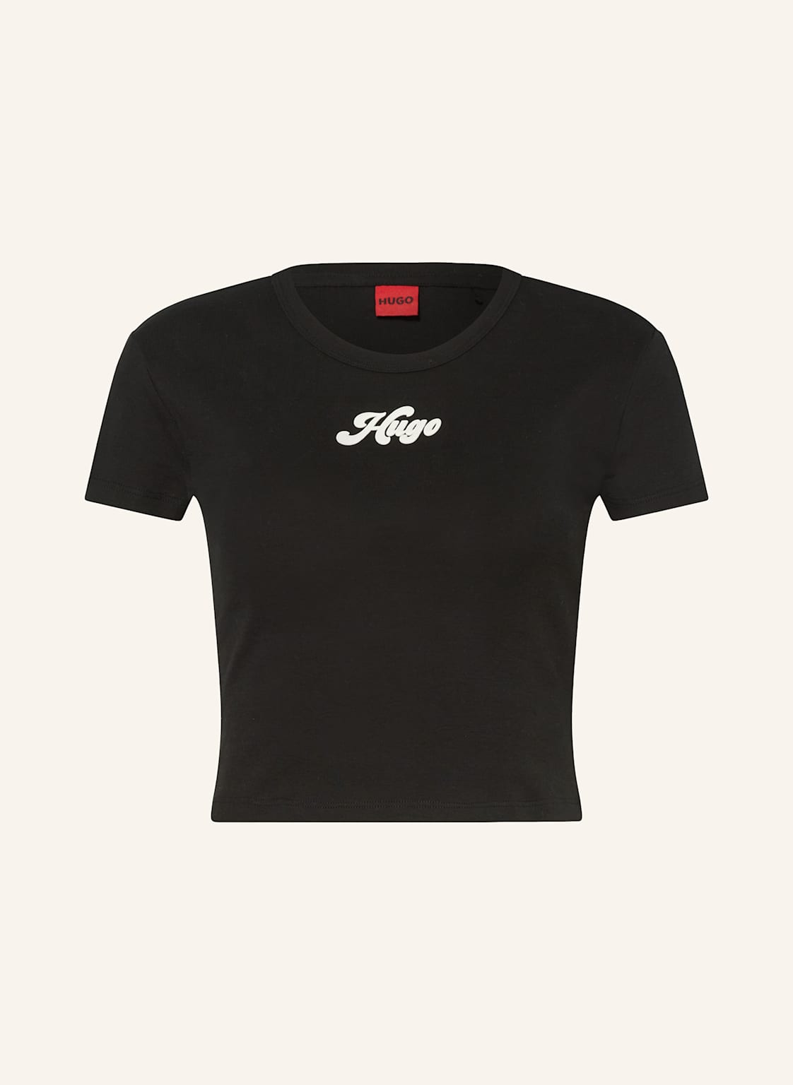 Hugo Cropped-Shirt Delanor schwarz Hugo Cropped-Shirt Delanor schwarz von HUGO