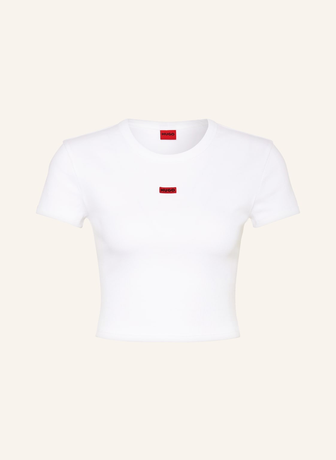 Hugo Cropped-Shirt Deluisa weiss von HUGO