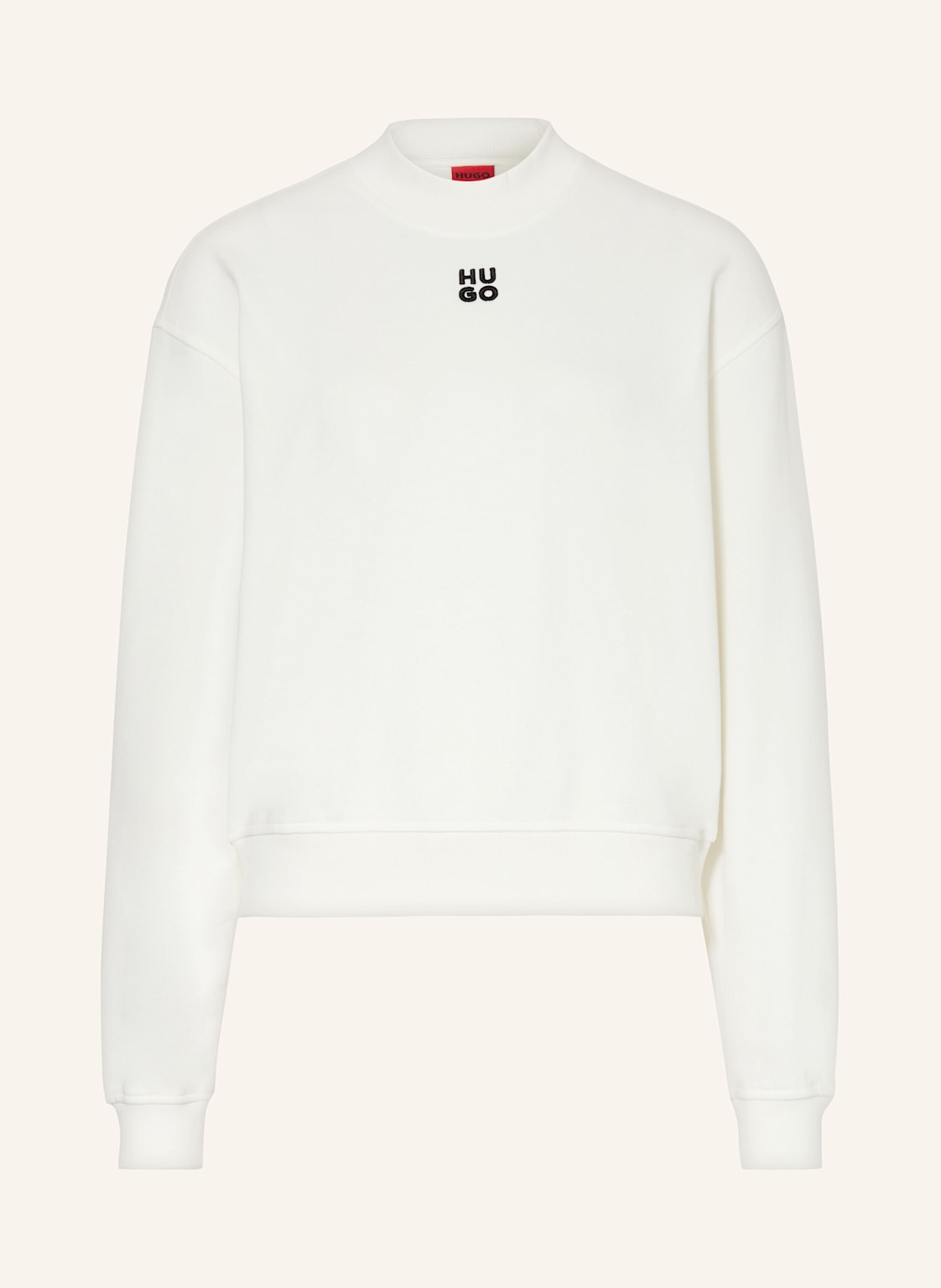 Hugo Cropped-Sweatshirt Daxandria weiss von HUGO