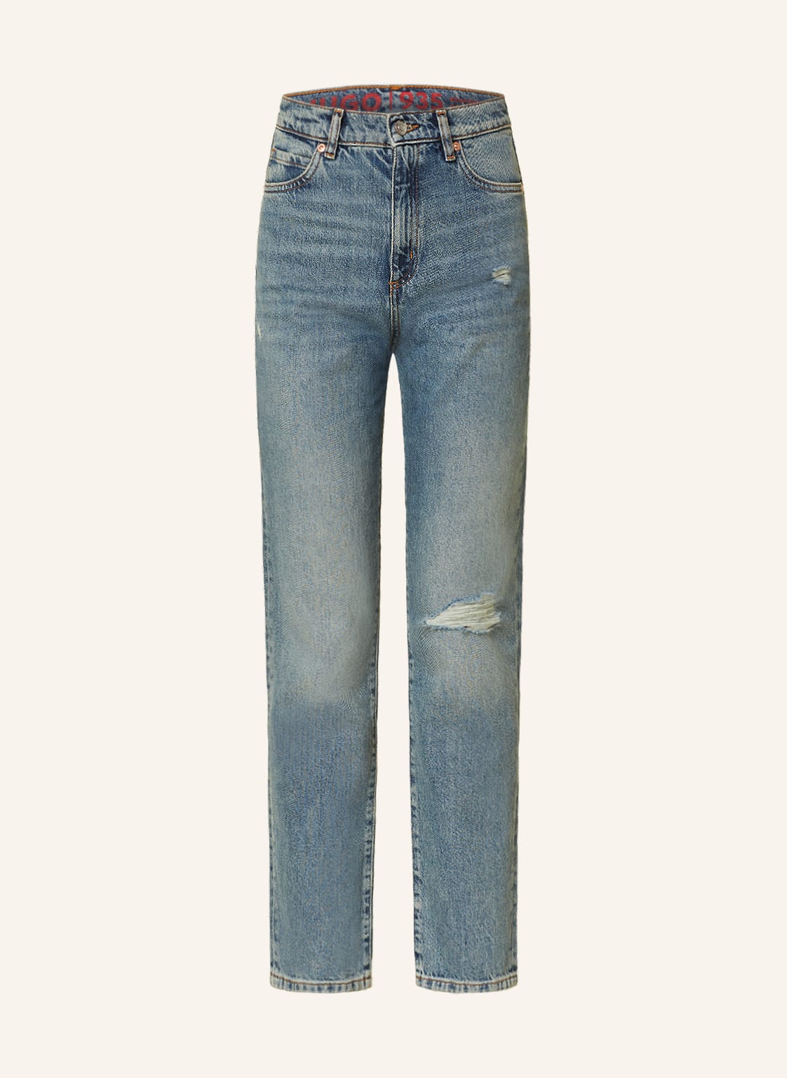 Hugo Destroyed Jeans 935 blau von HUGO