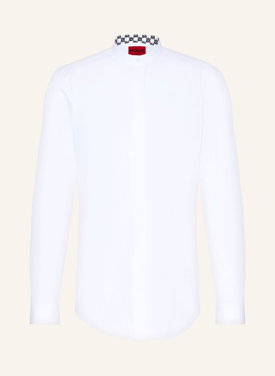 Hugo Hemd Kaleb Slim Fit Mit Stehkragen weiss Hugo Hemd Kaleb Slim Fit Mit Stehkragen weiss von HUGO