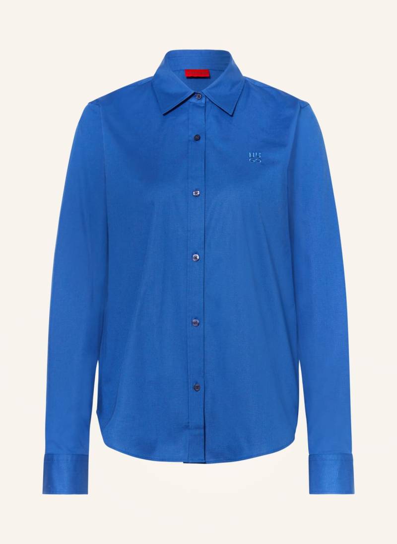 Hugo Hemdbluse The Essential Shirt blau von HUGO