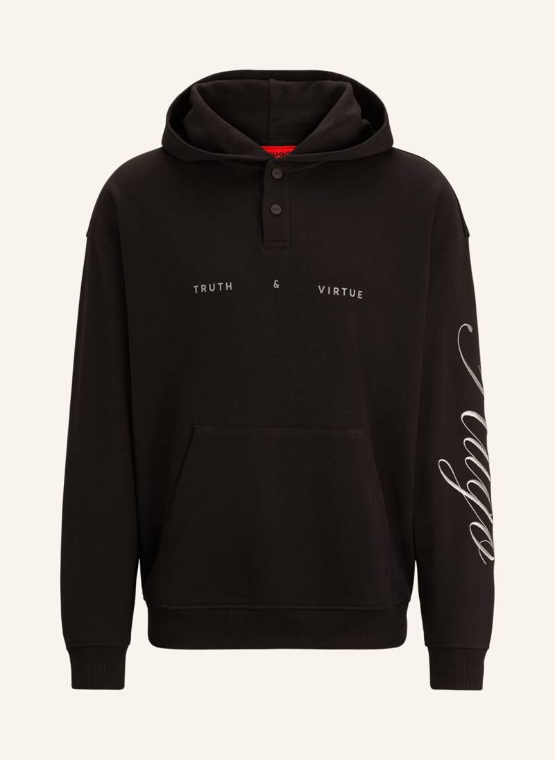 Hugo Hoodie Datrol schwarz von HUGO