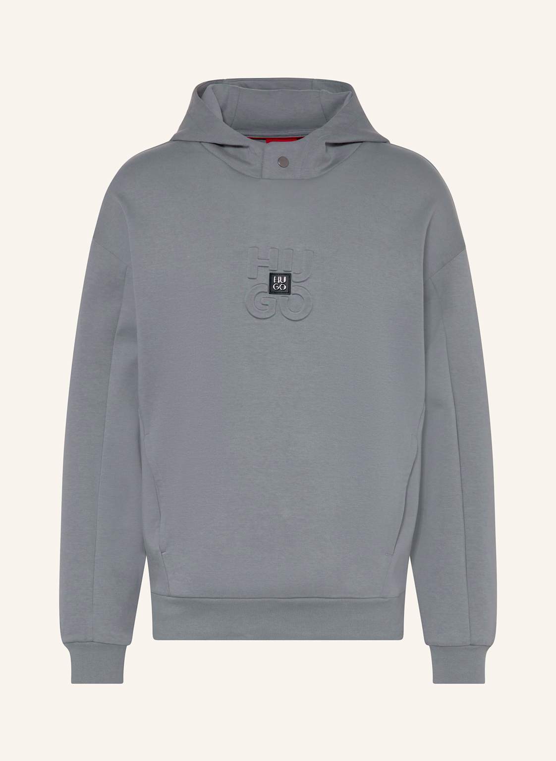 Hugo Hoodie Debostaco grau von HUGO