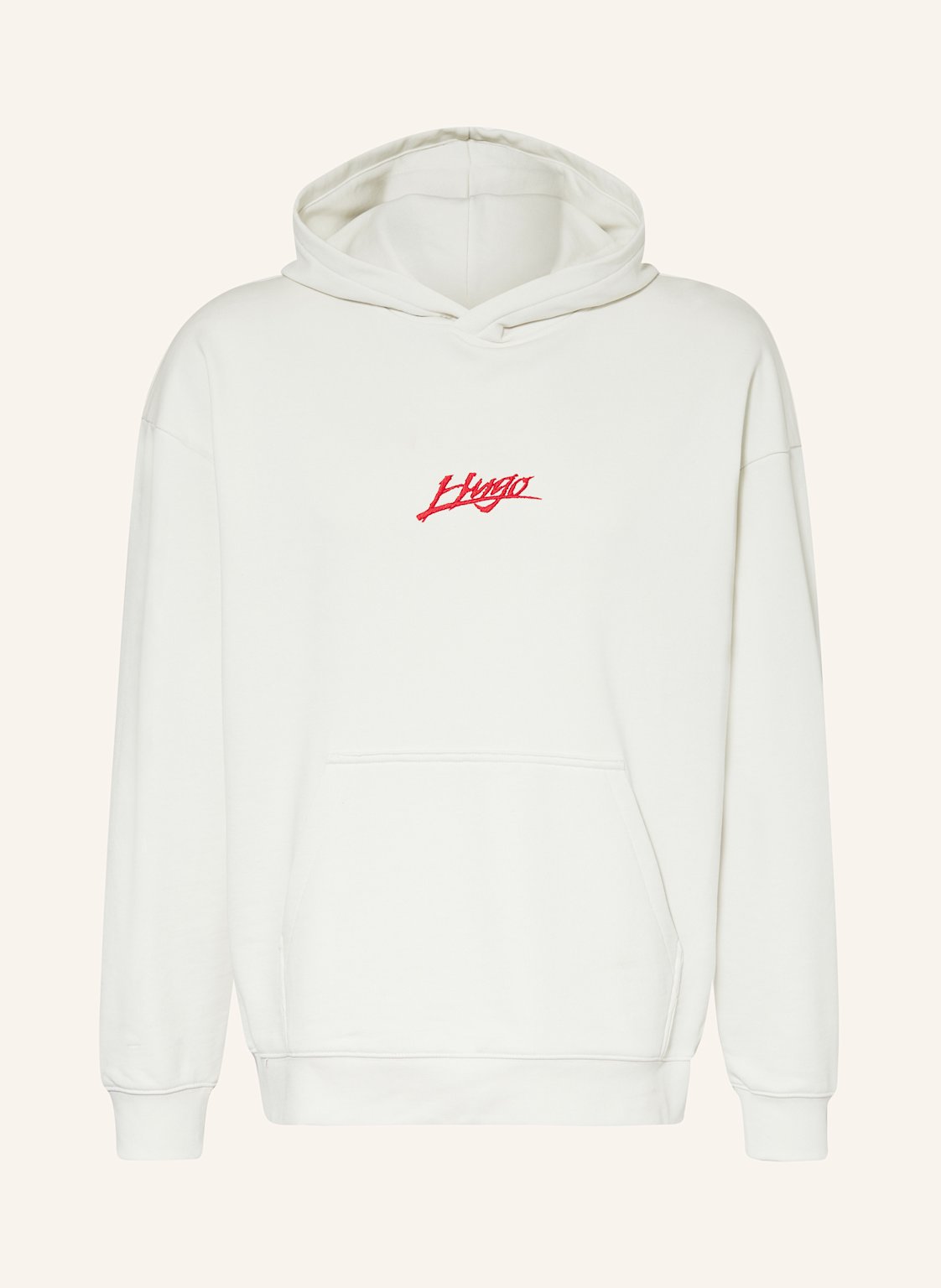 Hugo Hoodie Dlogolong beige von HUGO