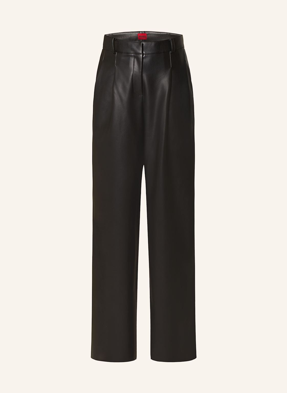 Hugo Hose Hawine In Lederoptik schwarz Hugo Hose Hawine In Lederoptik schwarz von HUGO