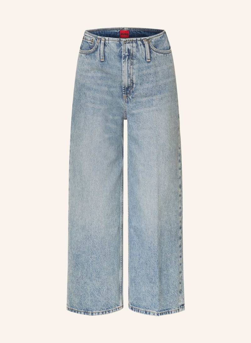 Hugo Jeans-Culotte Gitane blau von HUGO