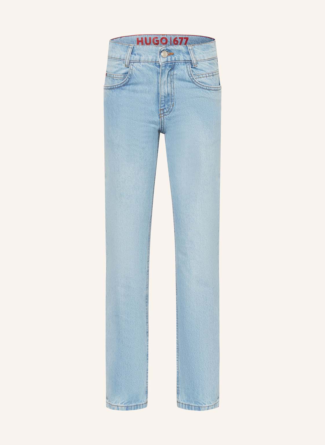 Hugo Jeans Regular Fit blau von HUGO