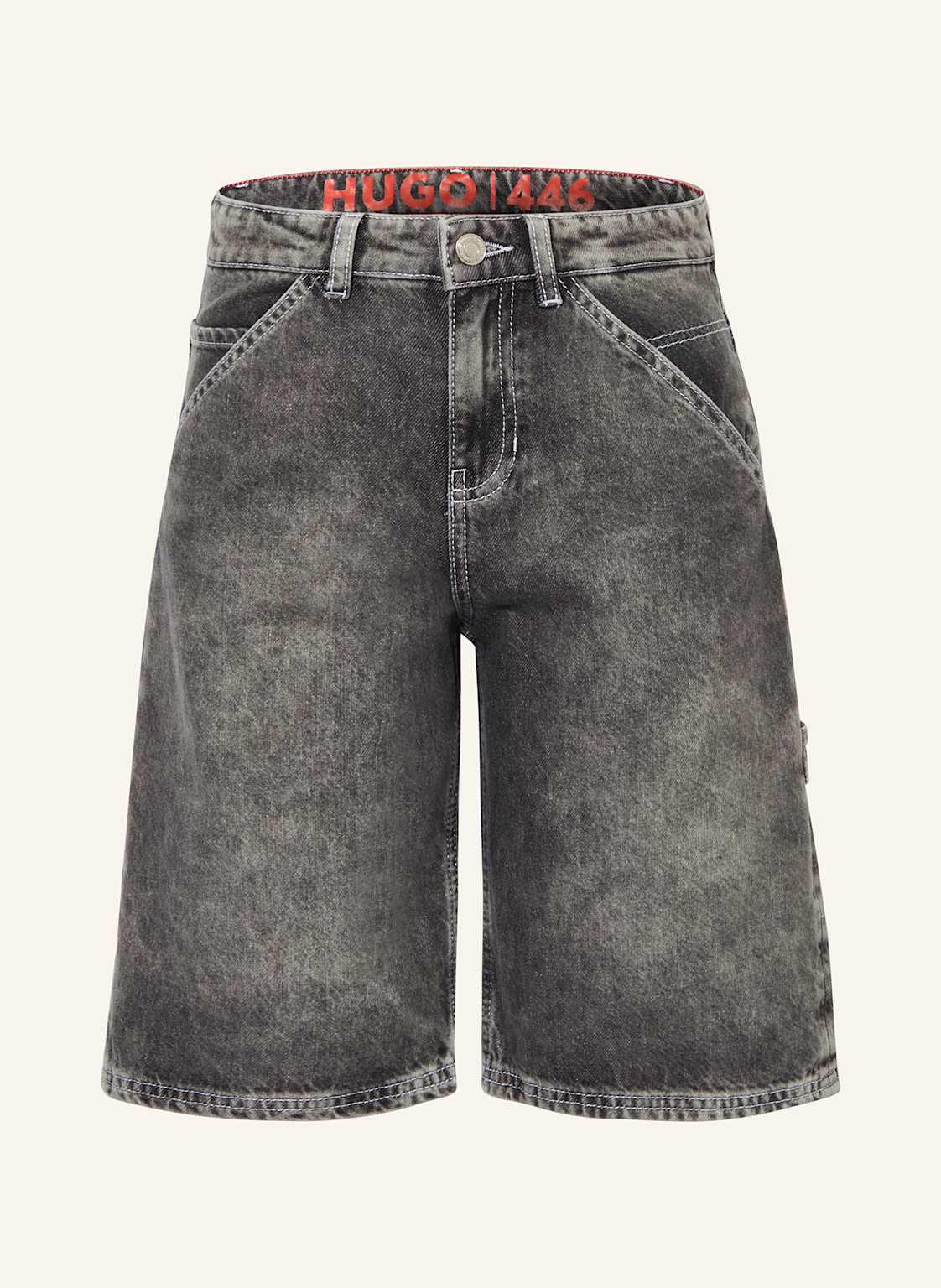 Hugo Jeansshorts Loose Fit grau Hugo Jeansshorts Loose Fit grau von HUGO