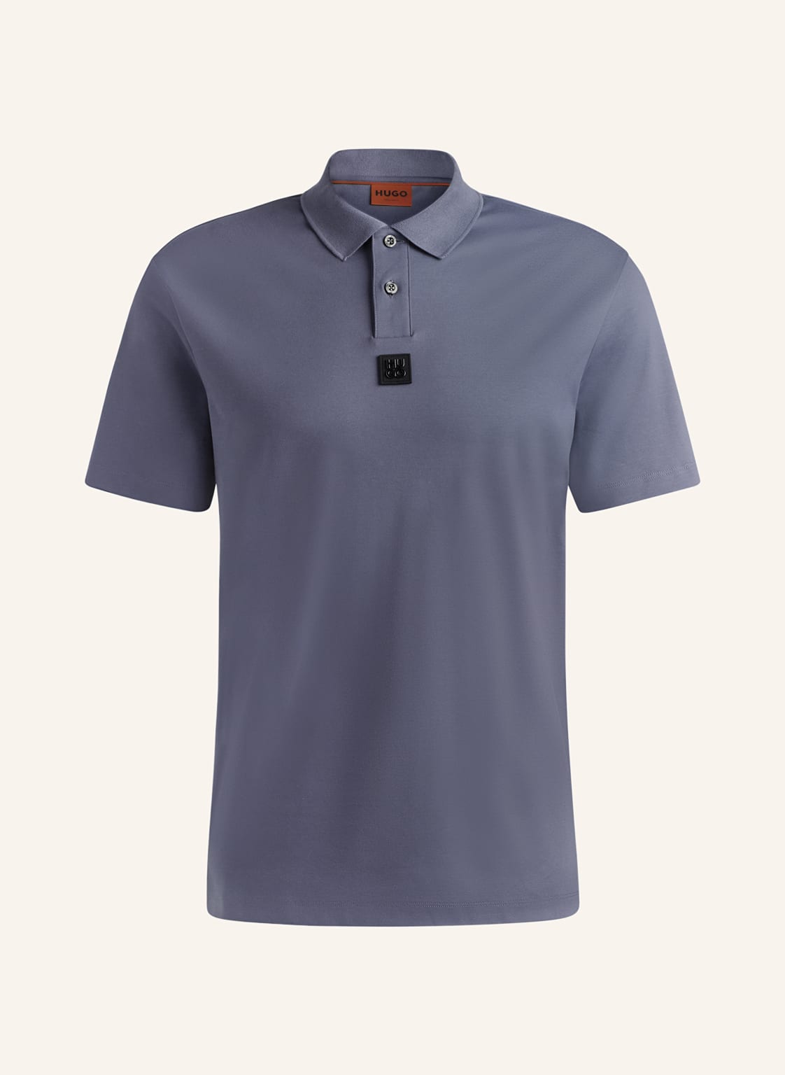 Hugo Jersey-Poloshirt Deabono Regular Fit blau von HUGO